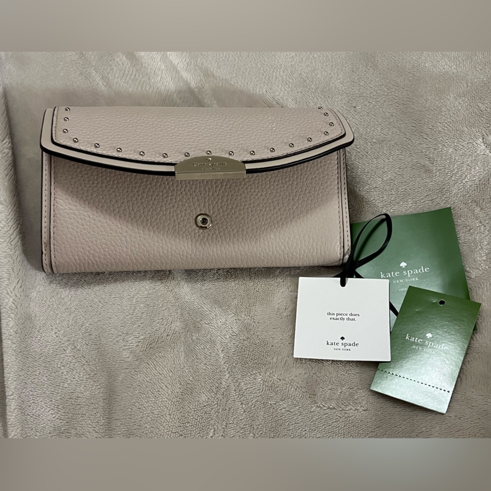 Kate Spade West Street Milou Wallet Wristlet Cream Leather NWT - Picture 10 of 14